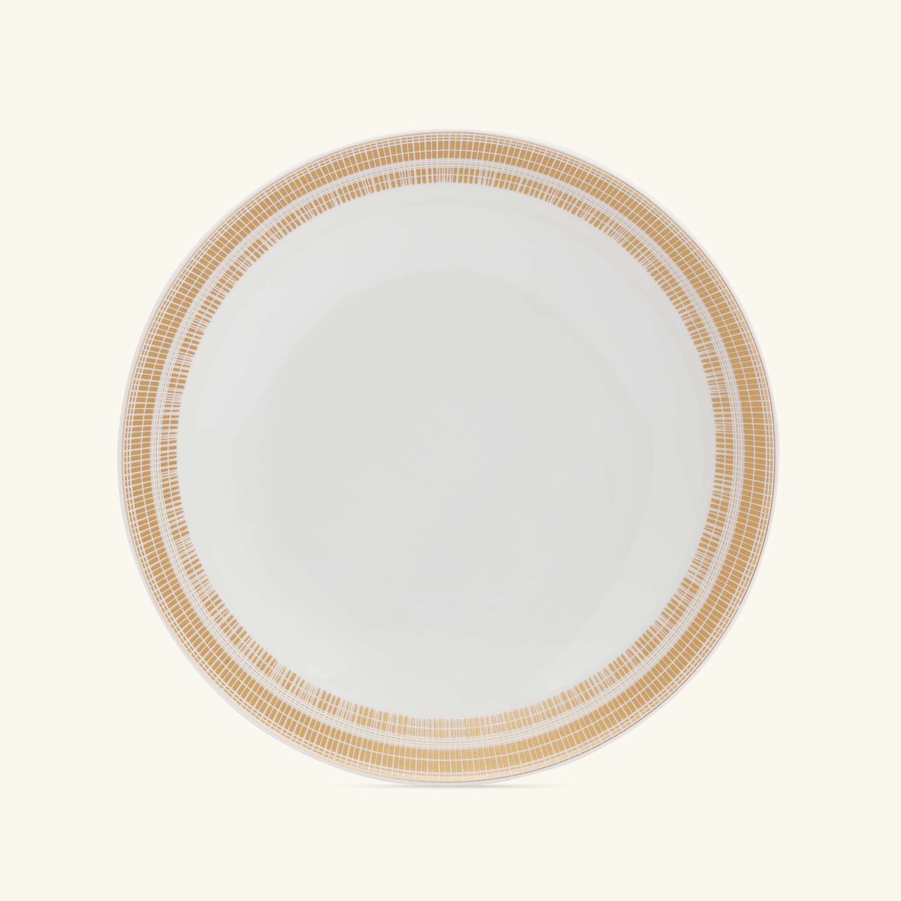 bernardaud canisse soup plate round brown 19cm