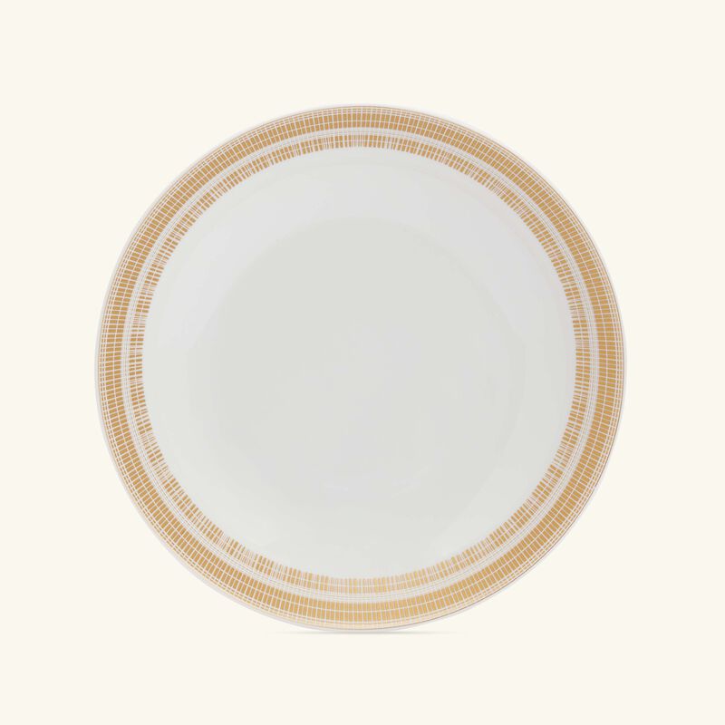 bernardaud canisse soup plate round brown 19cm