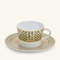 برناردو طقم أوغوستا المؤلف من فنجانين للإسبريسو مع صحنيهما