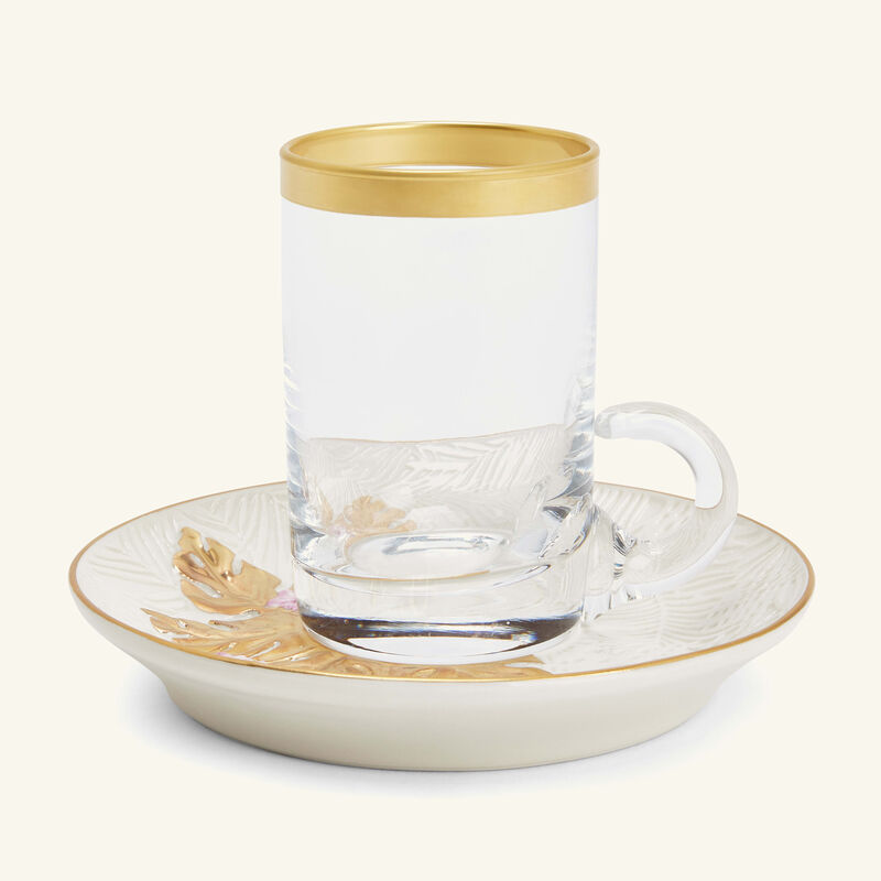 Acapulco Arabic Tea Cup & Saucer White villari acapulco arabic tea cup saucer white