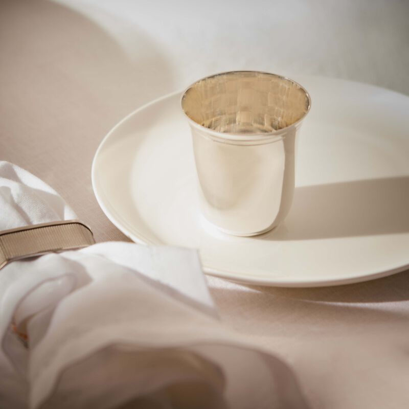 christofle nathalie baby cup sterling silver