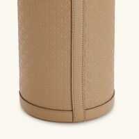 جيوبانيارا مزهرية إيلي صعب موتون مستديرة كبيرة باللون البيج