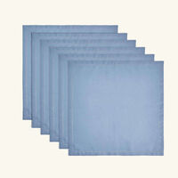 Feliz Napkin Blue Set Of 6 catherine denoual feliz napkin blue set of 6