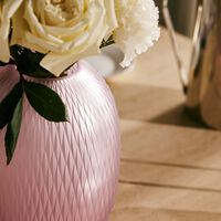 Metamorphosis Vase Round Medium Pink ruckl metamorphosis vase round medium pink