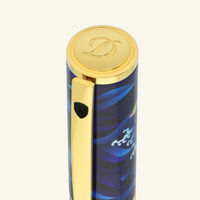 اس تي دوبون قلم حبر سائل  رولربول  دي إنيشال كوي فيش أزرق