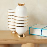 Orbit Vase Medium White jonathan adler orbit vase medium white