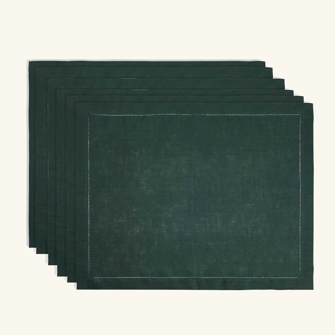 Feliz Placemat Dark Green Set Of 6 catherine denoual feliz placemat dark green set of 6