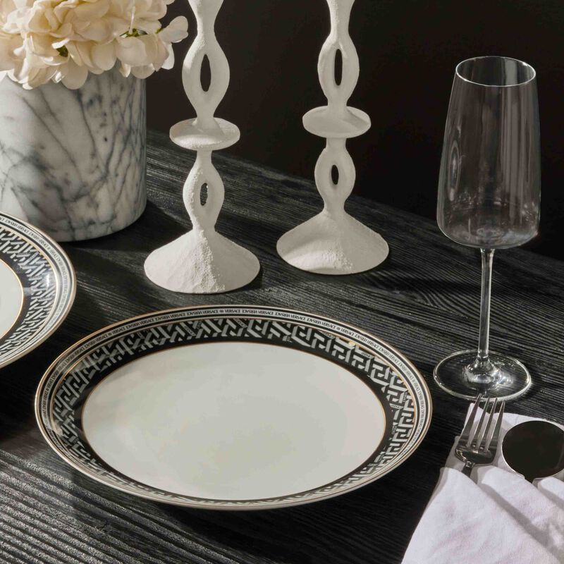 طبق الطعام لا جريكا سيغنتشر دائري أبيض 27 سم فيرساتشي طبق الطعام لا جريكا سيغنتشر دائري أبيض 27 سم