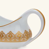 bernardaud venise gravy boat gold
