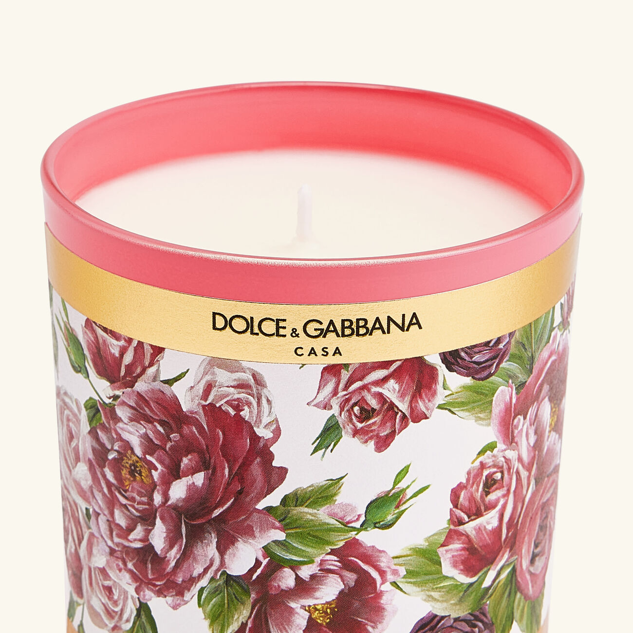 dolce gabbana casa rosa moschata candle