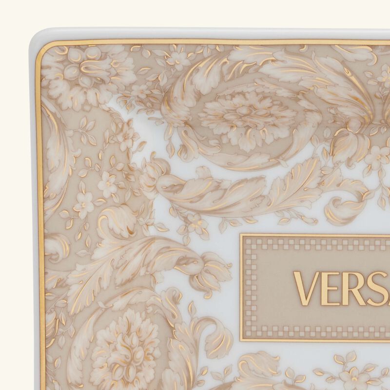 versace barocco beige serving dish 15 cm