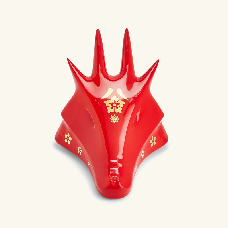 The Dragon Sculpture Small Red lladro the dragon sculpture small red