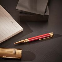 D-Initial Ballpoint Pen Red st dupont d initial ballpoint pen red