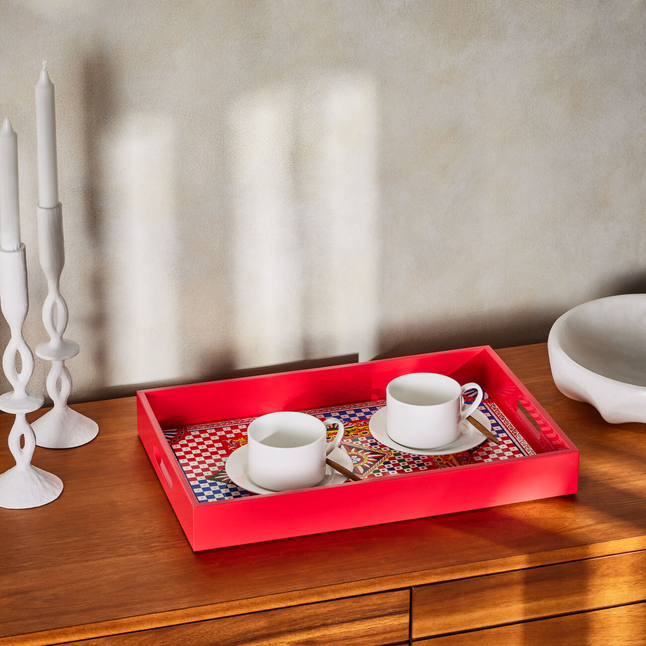 صينية كاريتو مستطيلة كبيرة دولتشي أند غابانا كازا صينية كاريتو مستطيلة كبيرة