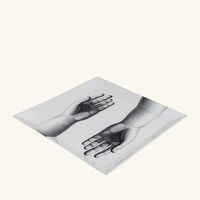 fornasetti mani tray square large grey