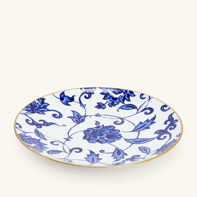 bernardaud prince bleu salad plate round blue 21cm