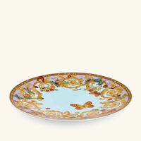 طبق كبير لو جاردان دو فيرساتشي دائري أزرق 33 سم