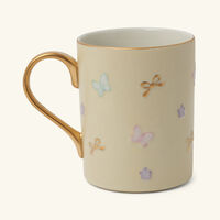 villari butterfly mug yellow