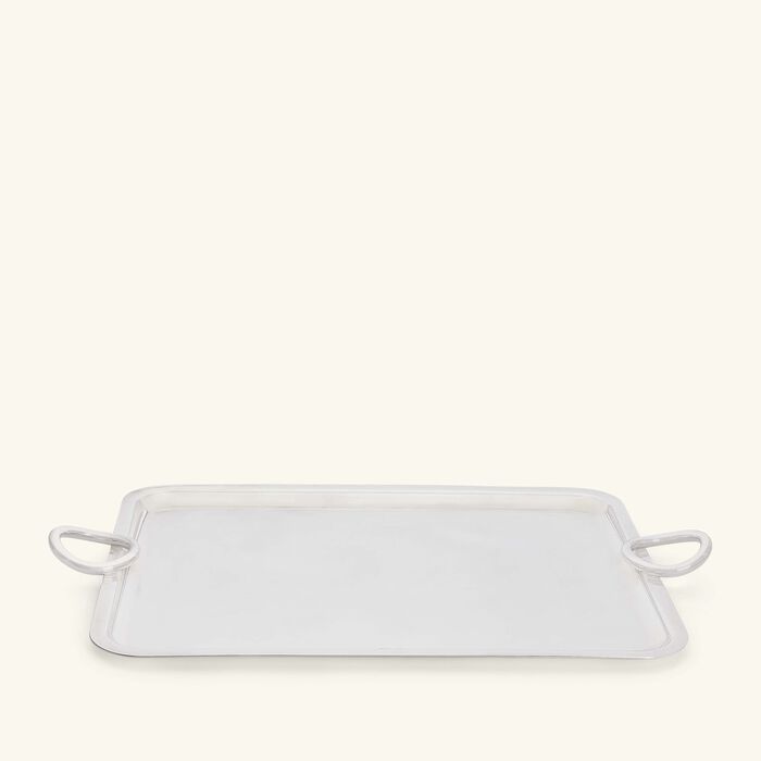 Vertigo Serving Tray Rectangular Extra Large Silver Plated christofle vertigo serving tray rectangular extra large silver plated