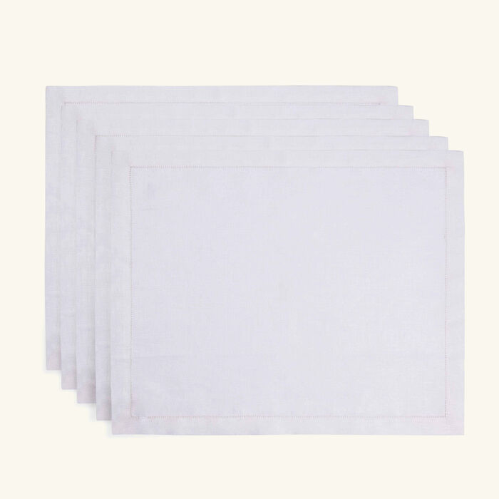catherine denoual feliz placemat white set of 6