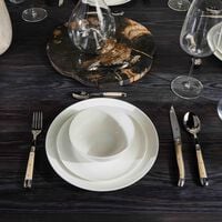 Acrylic Handle Table Knife Black Set of 6 forge de laguiole acrylic handle table knife black set of 6