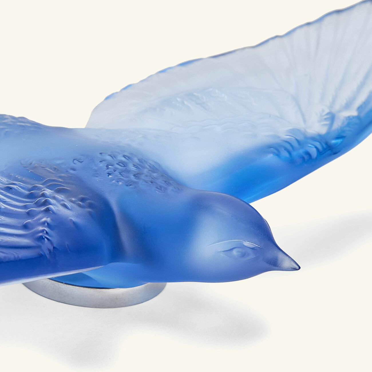 Swallow Wings Down Sculpture Small Blue lalique swallow wings down sculpture small blue