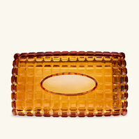 Amber Tissue Box Orange mario cioni c amber tissue box orange