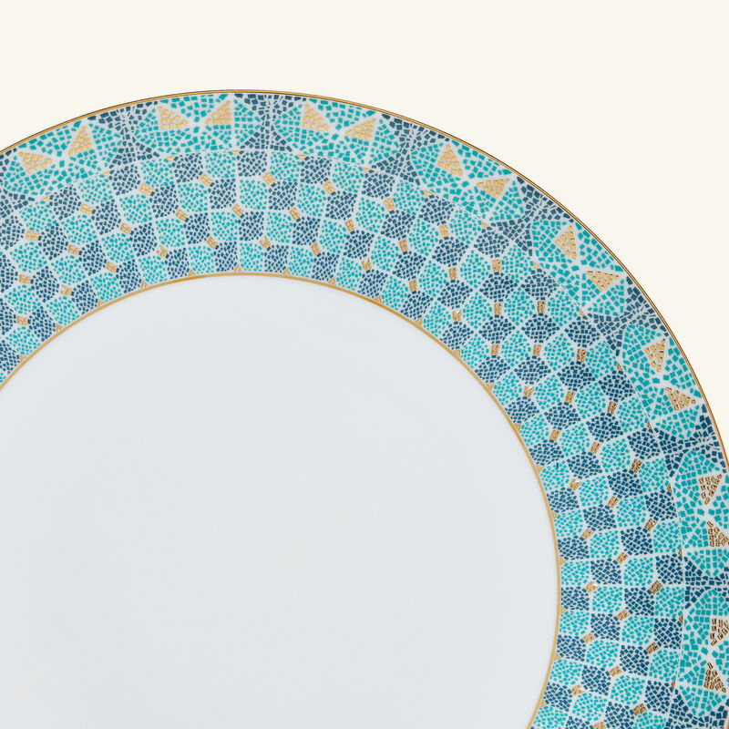 هافيلاند طبق الطعام بورتوفينو دائري أزرق 28 سم