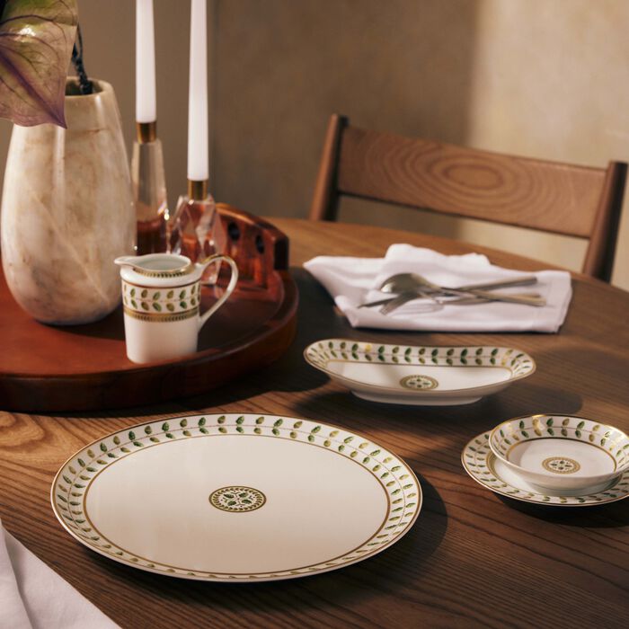 برناردو طبق الضيافة كونستانس دائري أخضر 33 سم