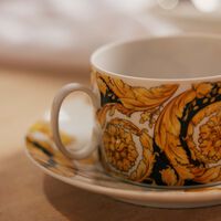 Barocco 92 Tea Cup & Saucer versace barocco 92 tea cup saucer