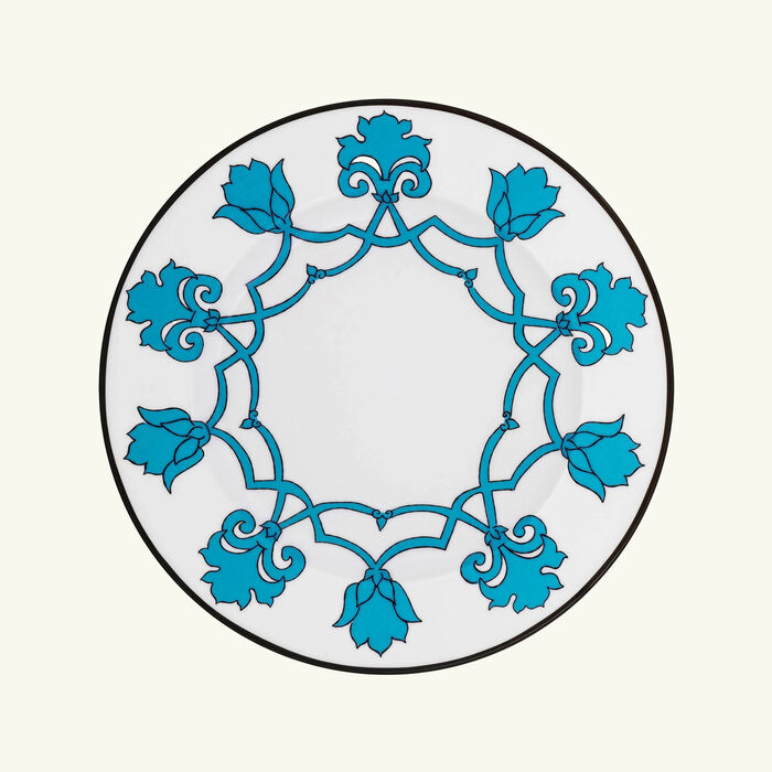 pinto paris jaipur dinner plate round blue 26cm