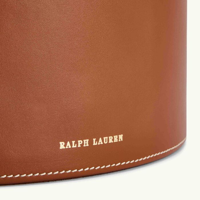 ralph lauren home brennan waste basket brown
