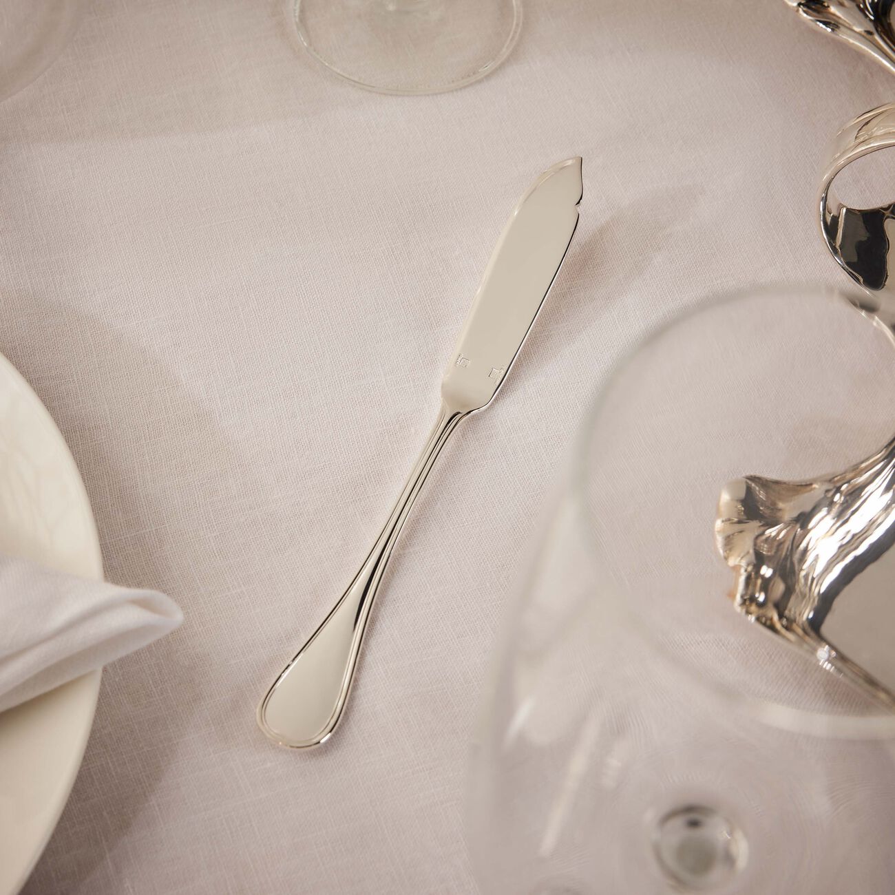 christofle albi fish knife silver plated