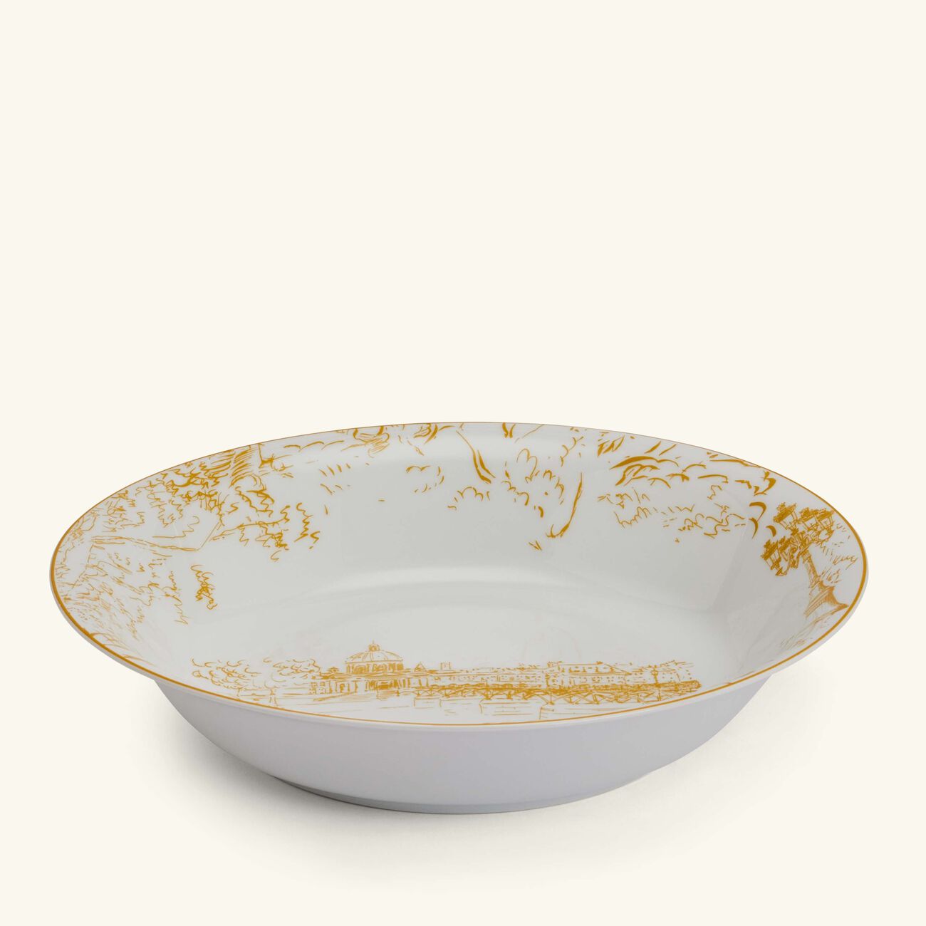 Tout Paris Salad Plate Round Yellow 24cm bernardaud tout paris salad plate round yellow 24cm