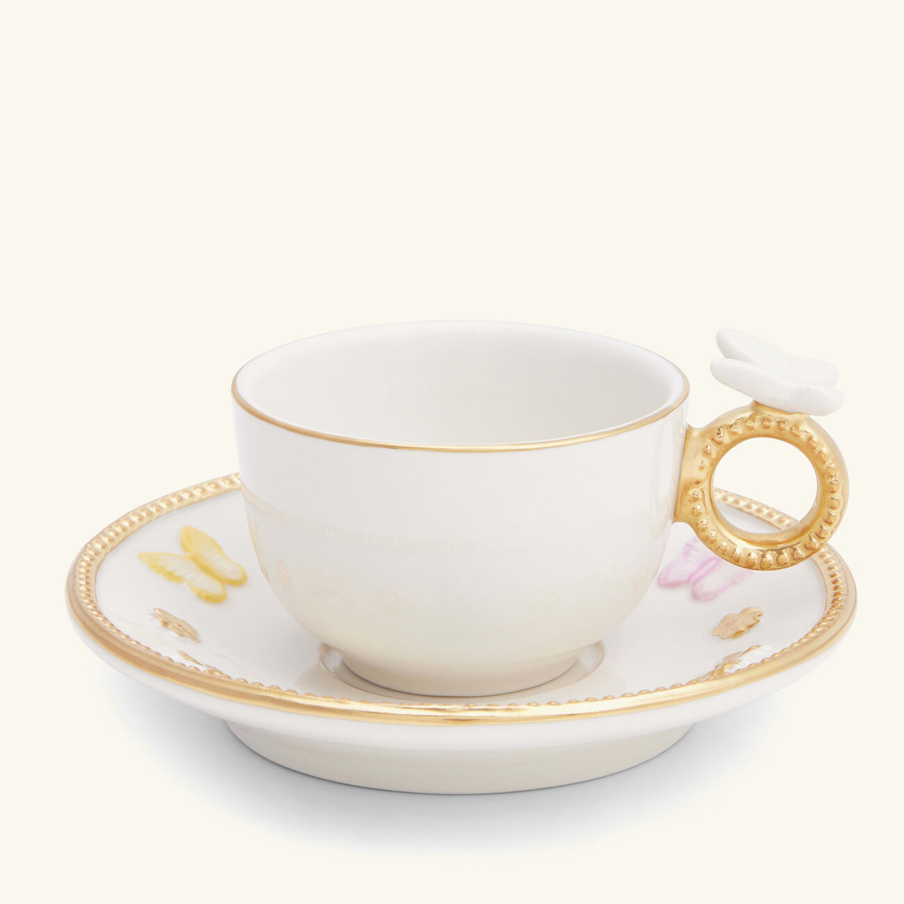 Butterfly Coffee Cup & Saucer Multicolor villari butterfly coffee cup saucer multicolor