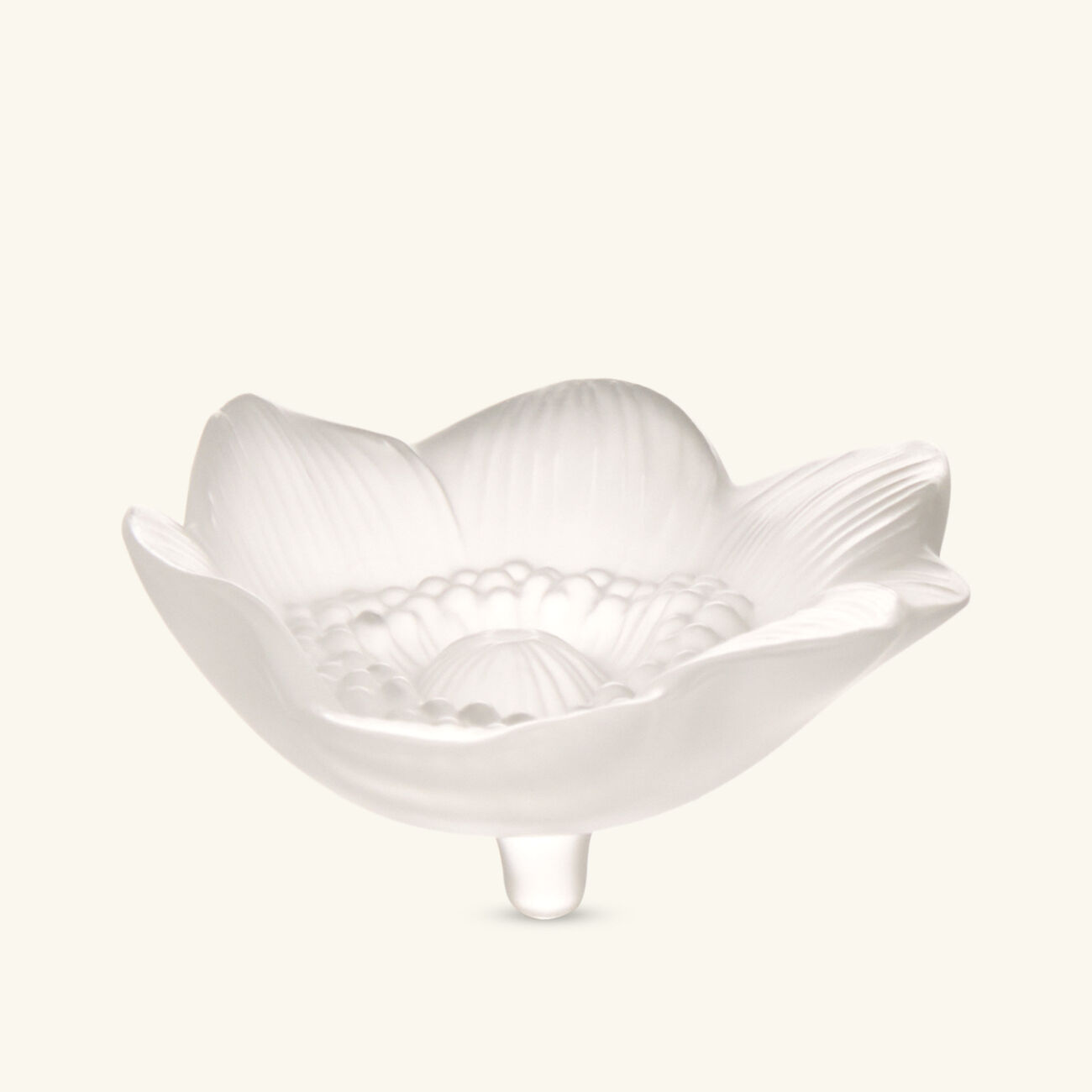 Anemone Flower Sculpture Small Clear lalique anemone flower sculpture small clear