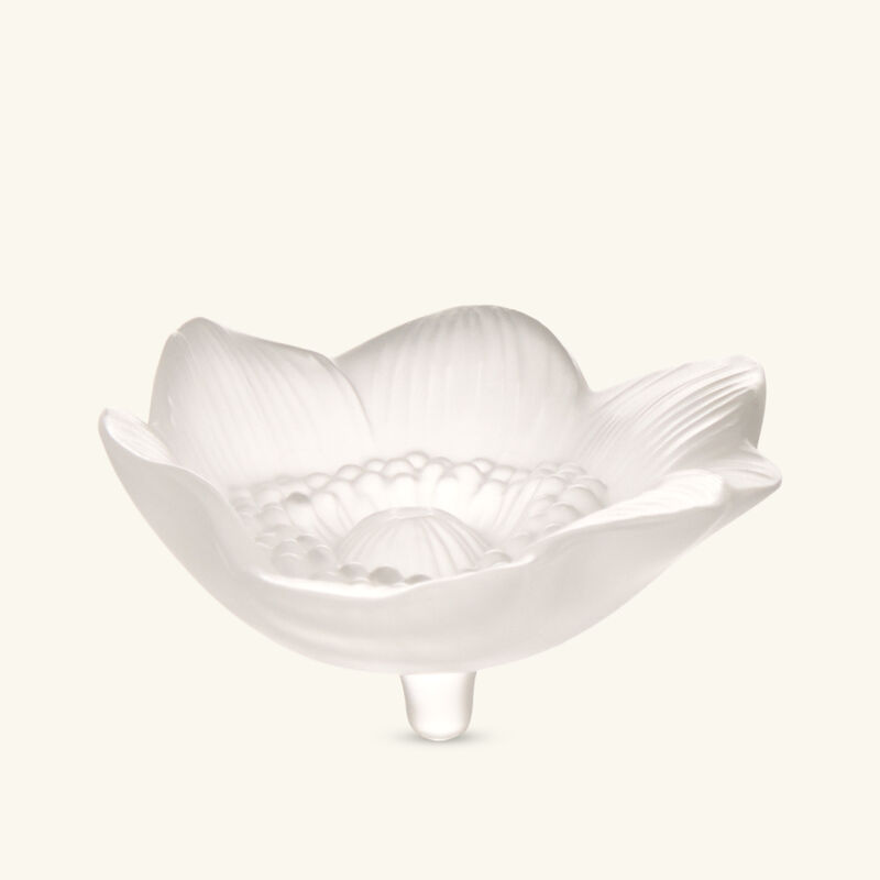 Anemone Flower Sculpture Small Clear lalique anemone flower sculpture small clear