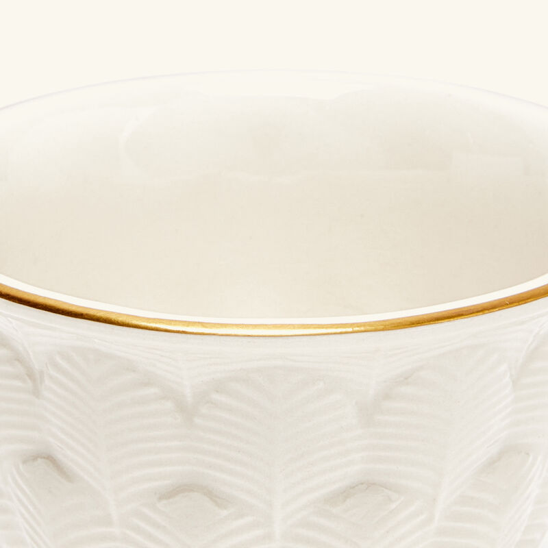 villari peacock arabic coffee cup white