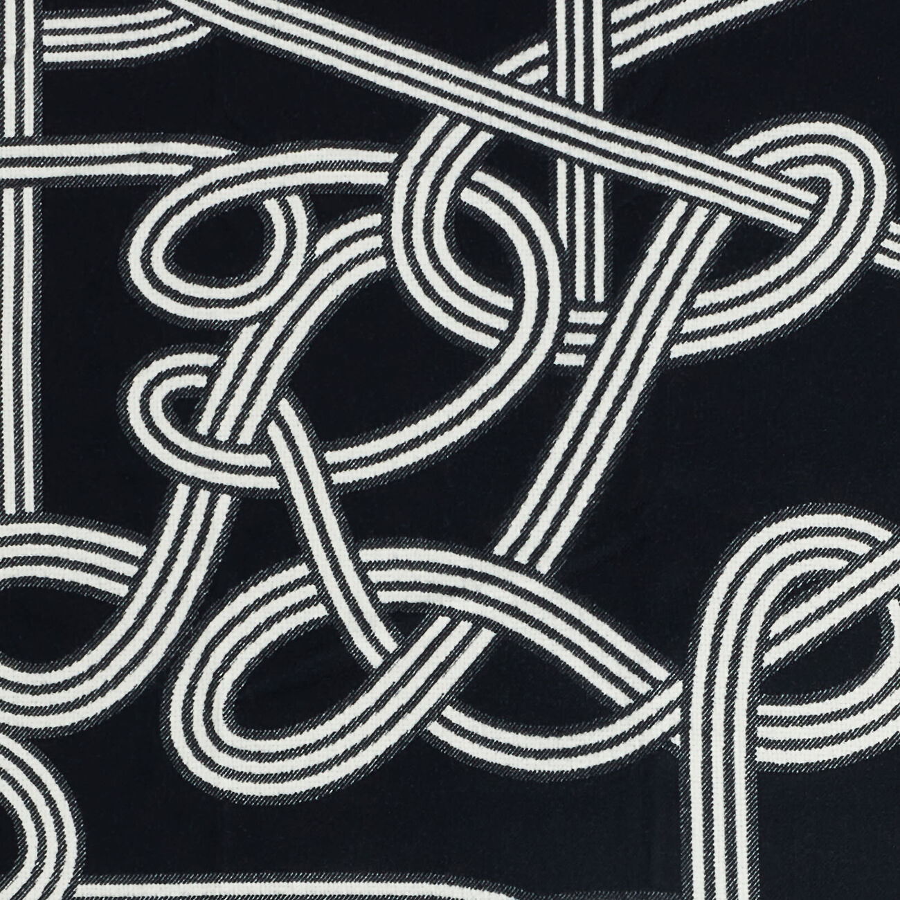 رالف لورين هوم بطانية بيركن باللون الأسود