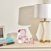 Teddy Air Sculpture Small Pink lalique teddy air sculpture small pink