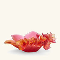 دوم قطعة ديكور مركزية سافران برتقالية