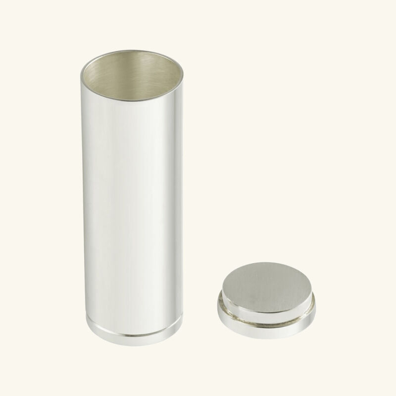 christofle uni cork box silver plated