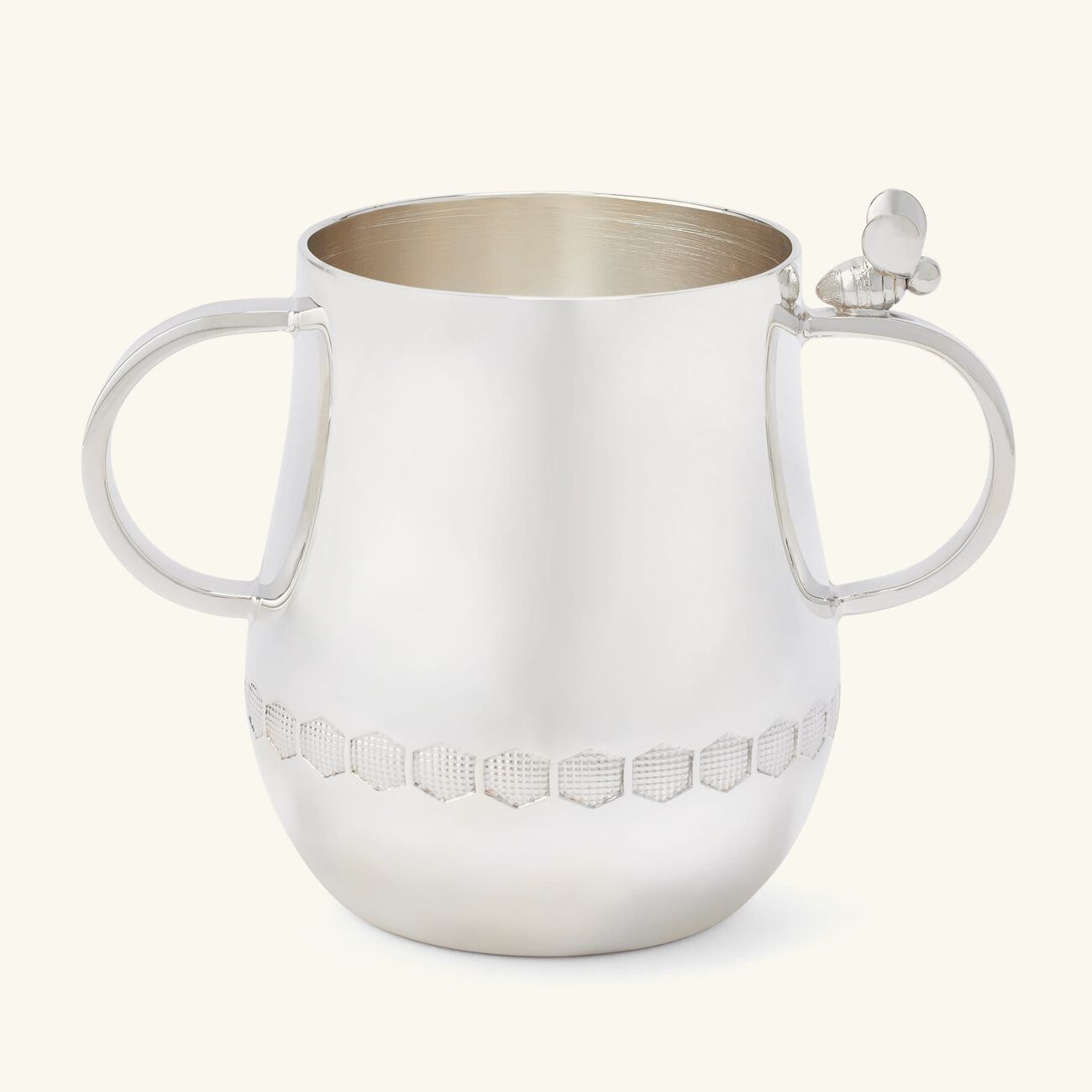 christofle beebee baby cup with handles silver plated
