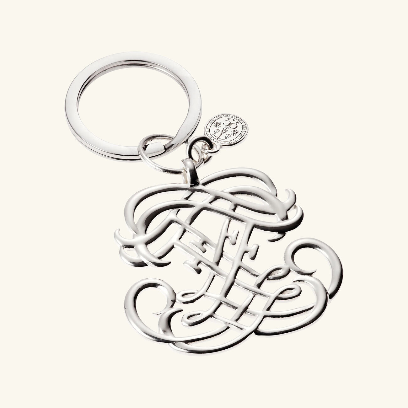 Mavelot EE Key Chain Sterling Silver christofle mavelot ee key chain sterling silver