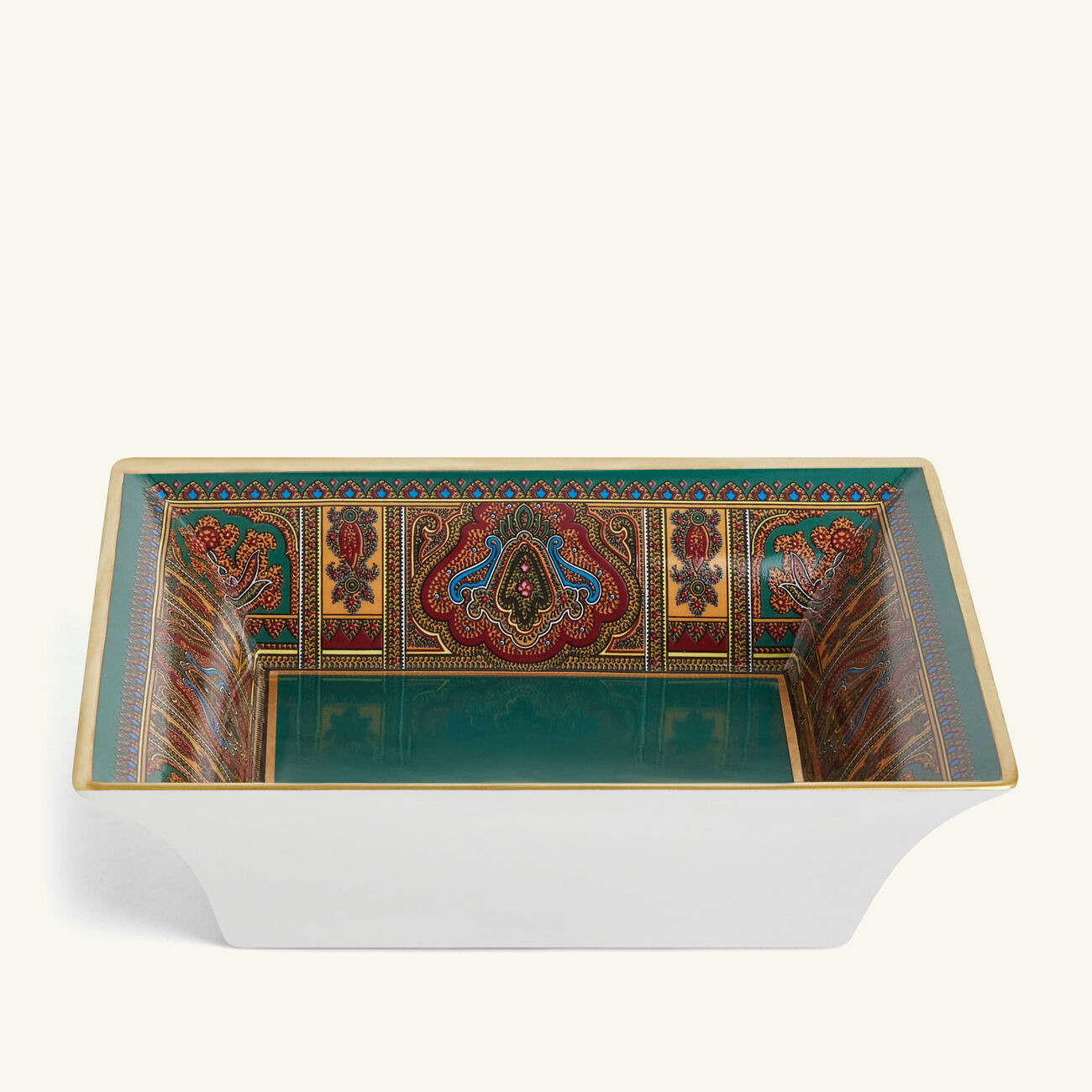 Cachemire Trinket Tray Square Small Green etro cachemire trinket tray square small green