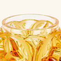 Tourbillons Vase Mini Yellow lalique tourbillons vase mini yellow