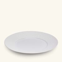 bernardaud ecume dinner plate round white 26cm