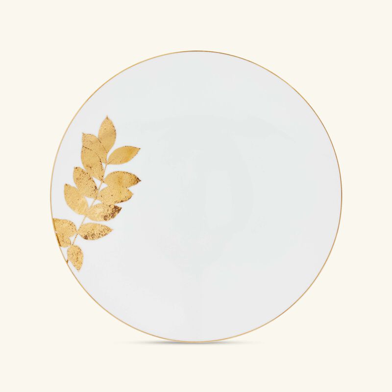 bernardaud vegetal or salad plate gold 21cm