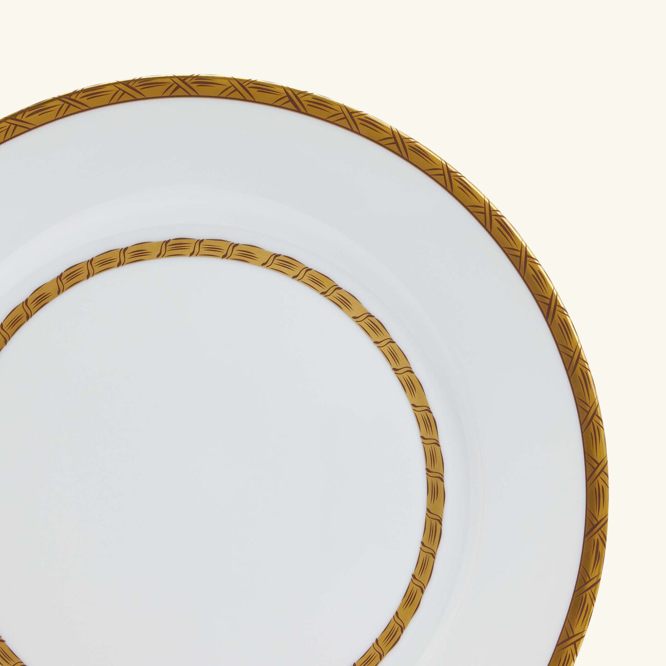 pinto paris vannerie charger plate white 30cm