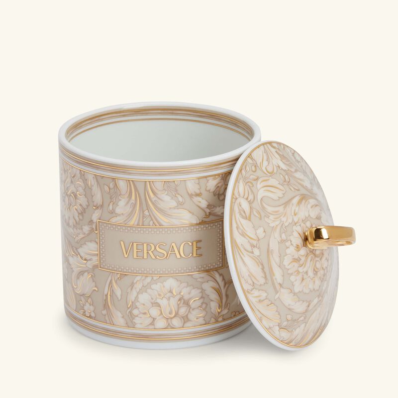 versace barocco beige trinket box medium